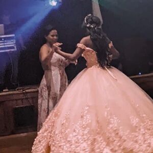 Elegant Pink Ball Gown